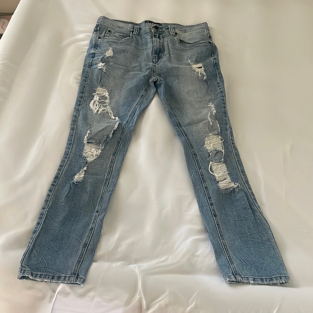 Medium-light wash jeans